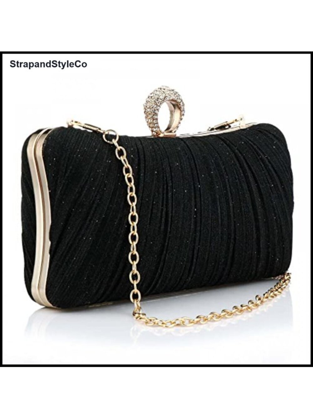 Rhinestone Evening Clutch Wedding Handbag Formal Party Purse